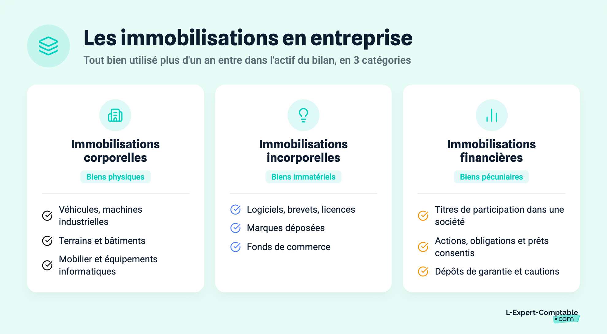 Les immobilisations en entreprise